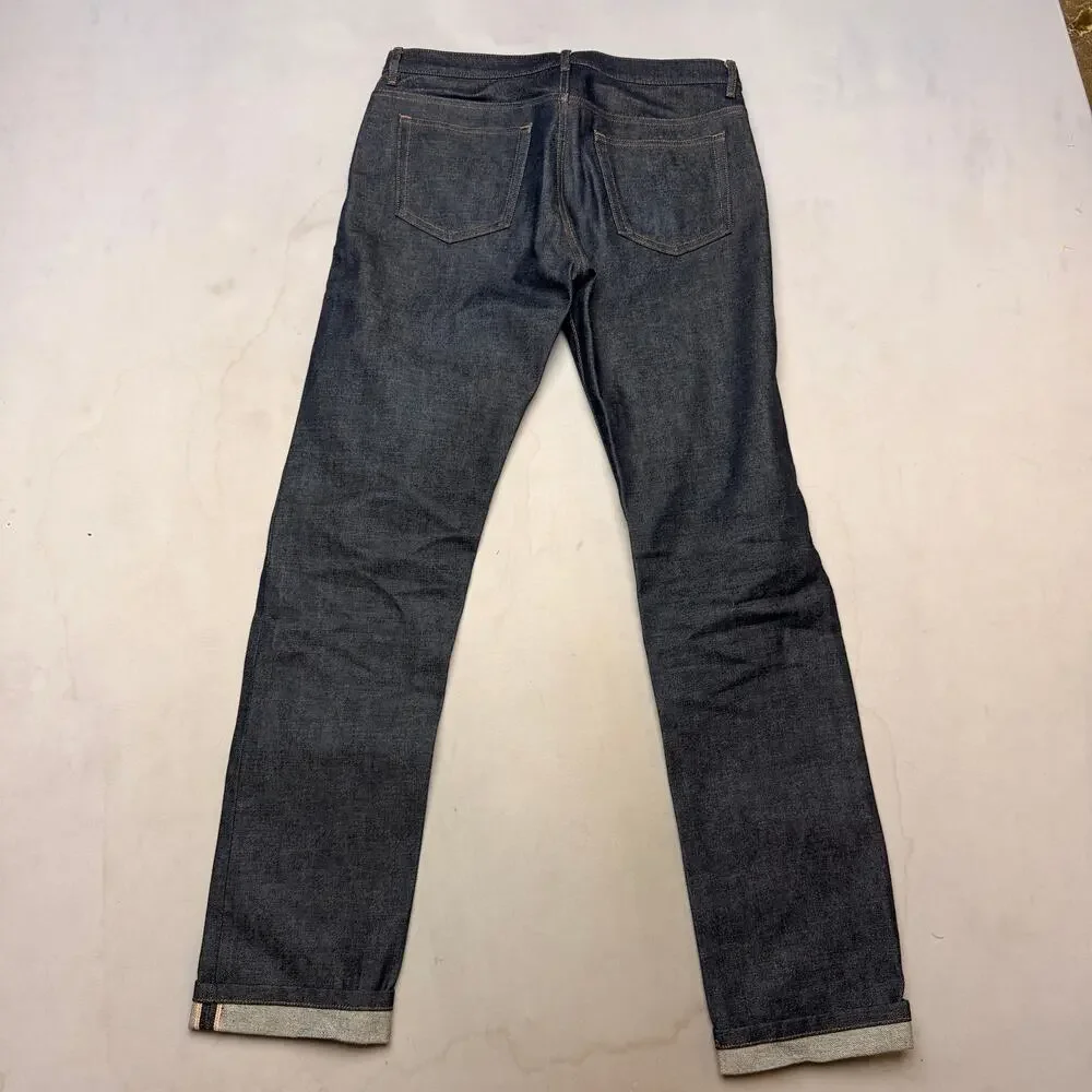 A.P.C. Jean New Standard Selvedge Denim Jeans Men's 32x34 Minimalist